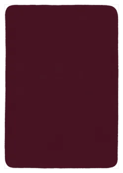 Bio Baumwoll Kuscheldecke, rotbuche